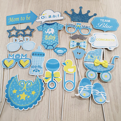 La mulți ani, recuzită pentru cabină foto, decorațiuni creative DIY amuzante pentru sărbătorirea zilei de naștere pentru Baby Show