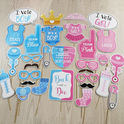 La mulți ani, recuzită pentru cabină foto, decorațiuni creative DIY amuzante pentru sărbătorirea zilei de naștere pentru Baby Show