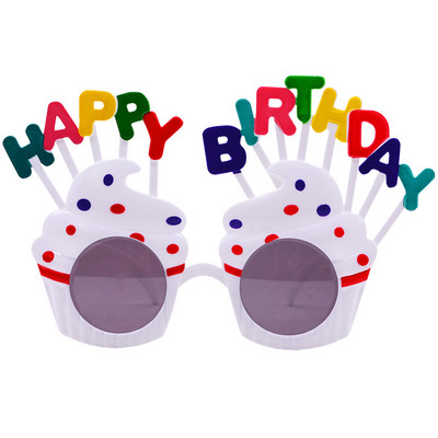 1 buc ochelari la mulți ani, amuzanți, ochelari de vedere, lumânări, ochelari de soare, ochelari de petrecere, accesorii pentru petreceri, cadou de zi de naștere pentru copii