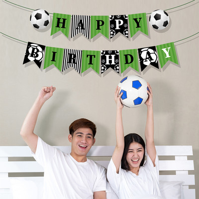 25 bucăți/set Sport Fotbal Fotbal Ziua de Naștere Hârtie Recuzită Photobooth Accesorii Fotografii Accesorii Copii Baby Shower Decoratiuni pentru petreceri