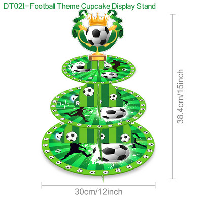 25 bucăți/set Sport Fotbal Fotbal Ziua de Naștere Hârtie Recuzită Photobooth Accesorii Fotografii Accesorii Copii Baby Shower Decoratiuni pentru petreceri