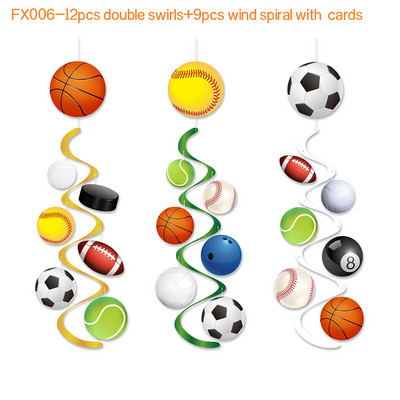 25 bucăți/set Sport Fotbal Fotbal Ziua de Naștere Hârtie Recuzită Photobooth Accesorii Fotografii Accesorii Copii Baby Shower Decoratiuni pentru petreceri