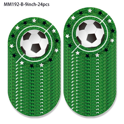 25 bucăți/set Sport Fotbal Fotbal Ziua de Naștere Hârtie Recuzită Photobooth Accesorii Fotografii Accesorii Copii Baby Shower Decoratiuni pentru petreceri