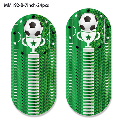 25 bucăți/set Sport Fotbal Fotbal Ziua de Naștere Hârtie Recuzită Photobooth Accesorii Fotografii Accesorii Copii Baby Shower Decoratiuni pentru petreceri