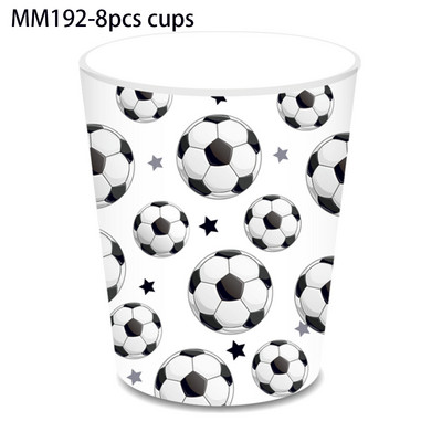 25 bucăți/set Sport Fotbal Fotbal Ziua de Naștere Hârtie Recuzită Photobooth Accesorii Fotografii Accesorii Copii Baby Shower Decoratiuni pentru petreceri