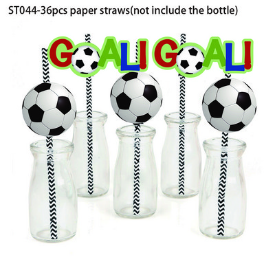 25 bucăți/set Sport Fotbal Fotbal Ziua de Naștere Hârtie Recuzită Photobooth Accesorii Fotografii Accesorii Copii Baby Shower Decoratiuni pentru petreceri