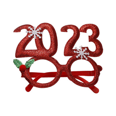 Χριστουγεννιάτικα γυαλιά Photo Prop Χριστουγεννιάτικα στολίδια γυαλιά cosplay για πάρτι