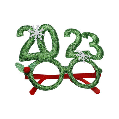 Χριστουγεννιάτικα γυαλιά Photo Prop Χριστουγεννιάτικα στολίδια γυαλιά cosplay για πάρτι