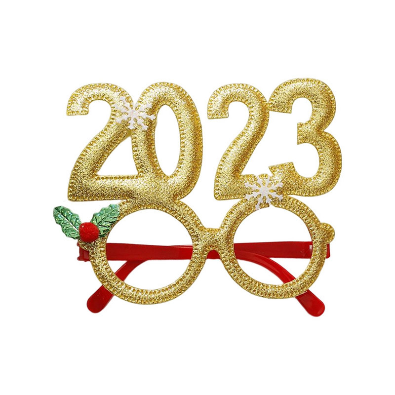 Χριστουγεννιάτικα γυαλιά Photo Prop Χριστουγεννιάτικα στολίδια γυαλιά cosplay για πάρτι