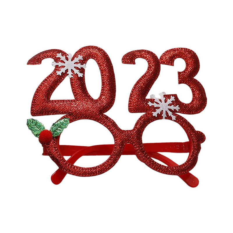 Χριστουγεννιάτικα γυαλιά Photo Prop Χριστουγεννιάτικα στολίδια γυαλιά cosplay για πάρτι