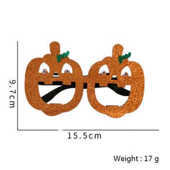 Парти за Хелоуин Тиква Паяжина Скелет Фотокабина Реквизит Очила Очила Маска Аксесоари за фотокабина Консумативи за Хелоуин парти