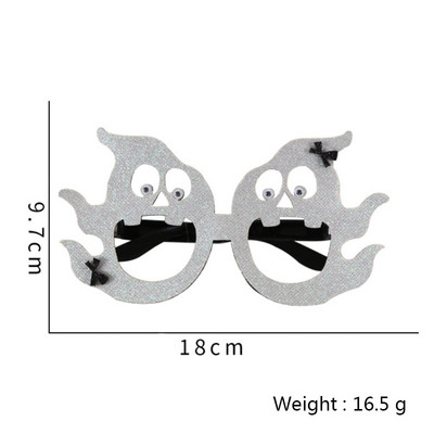 Halloweeni peo kõrvits Spiderweb skelett Fotokabiini rekvisiidid Prillid Prillid Mask Photobooth Aksessuaarid Halloweeni peotarbed