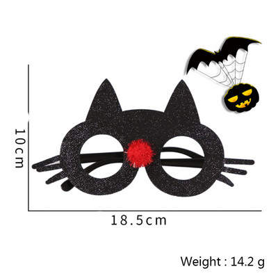 Halloweeni peo kõrvits Spiderweb skelett Fotokabiini rekvisiidid Prillid Prillid Mask Photobooth Aksessuaarid Halloweeni peotarbed