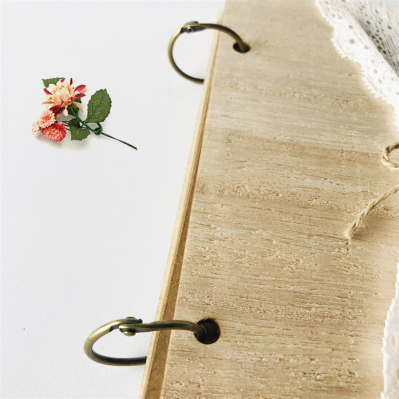 10/20/30/40 Lehekülgi Pulmakülalisteraamat Pulmasildid Puit Pulma Signature Külalisteraamat DIY fotoalbum Pulmakaunistus