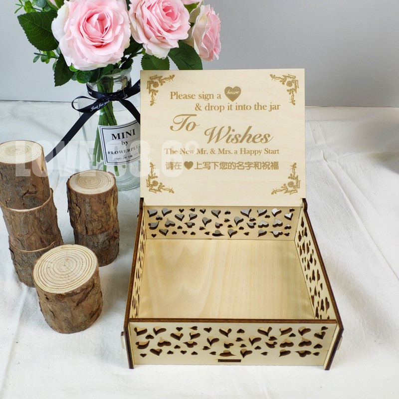 Vestuvių svečių knygos alternatyva – Vestuvių dekoro-Drop Heart svečių knyga