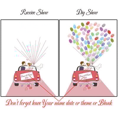 Suasmenintas vardas Data Pirštų atspaudas „Pasidaryk pats“ Vestuvių medžio lapų piešinys, skirtas vestuvių ar vestuvių metinių suvenyrui (pridedama rašalo pagalvėlė)