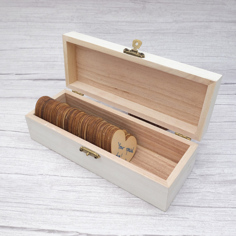 Individualizuota vestuvių svečių knyga Kaimiška vestuvių atminimo dėžutė Alternatyvi graviruota medinė vestuvių svečių knyga Dėžutės širdelės vestuvių dovana