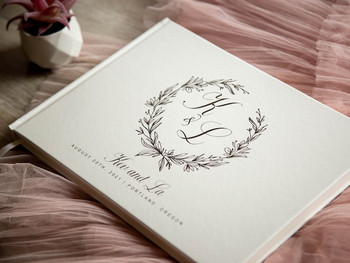 Персонализирана сватбена книга за гости, книга за гости за сватба или книга за подписване на годежни партита, книга за подписване за сватби
