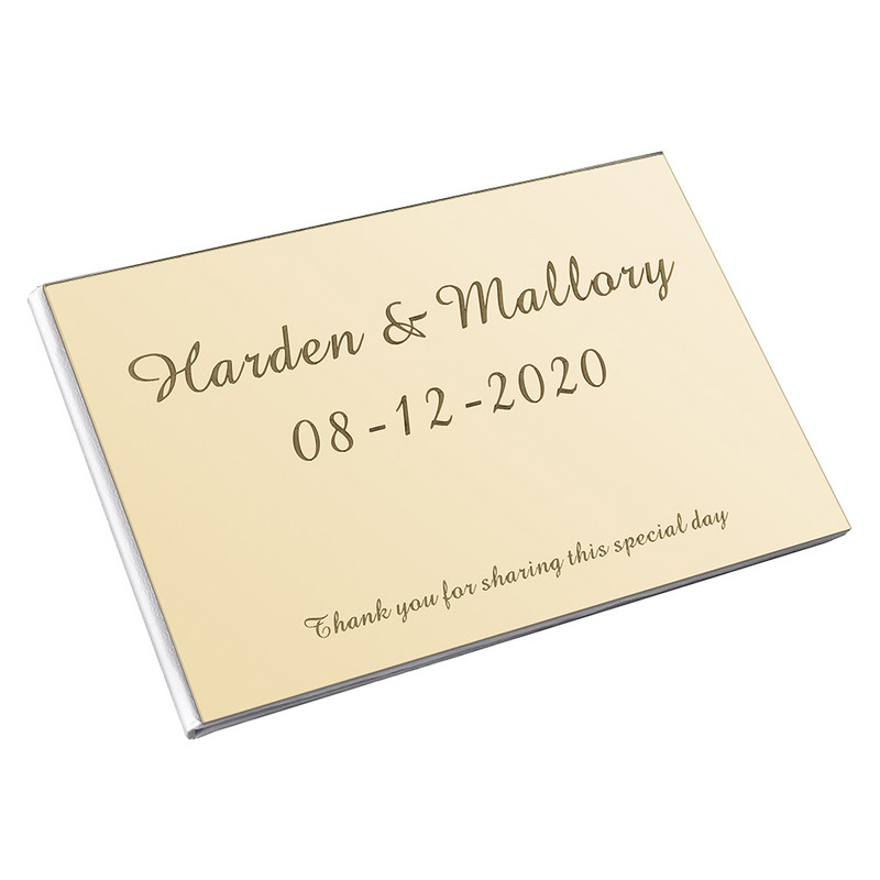 Isikupärastatud graveeritud akrüülpeegel Pulmakülaliste raamatu allkiri Esikaanel Pruudi Peigmehe Pruudi nimi Külalisteraamat Peokink