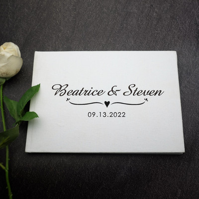 Pielāgota kāzu viesu grāmata Personalizēta kāzu grāmatas parakstu grāmata kāzu viesiem Pierakstīties baltā viesu grāmatā kāzu kristību dekors