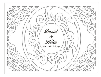 Εξατομικευμένος καθρέφτης Golden Silver Βιβλίο επισκεπτών Προσαρμοσμένες λεπτομέρειες γάμου Υπογραφή καλεσμένων Βάπτιση Βιβλίο επισκεπτών Διακόσμηση πάρτι