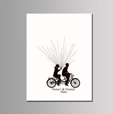 DIY karikatūras auto pirkstu nospiedumu parakstu viesu grāmata bērniem dzimšanas dienas ballīšu dekorēšanai DIY kāzu mīļotājam balonu koku cavas glezna