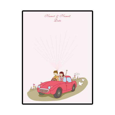 DIY karikatūras auto pirkstu nospiedumu parakstu viesu grāmata bērniem dzimšanas dienas ballīšu dekorēšanai DIY kāzu mīļotājam balonu koku cavas glezna