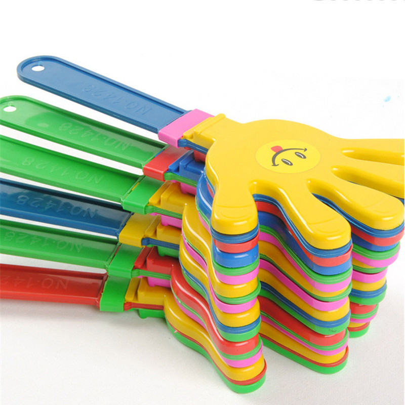 1vnt Madingi spalvingi plaktuvai, koncertiniai vakarėliai, vaikų plojimai Triukšmo kūrėjai maži plojančios rankomis žaislas