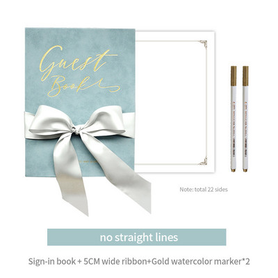 Carte de oaspeți pentru nuntă Idee de decorare Favoruri Înregistrare Carte de cadouri Bronzare piele Întâlnire de afaceri Reuniuni Semnături invitați Comerț cu ridicata