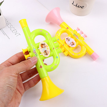 Toyshorn Trompet Образователни детски детски симулирани музикални инструменти