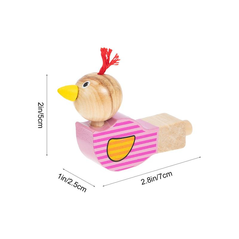 12 tk Puidust linnuviled Multikas Vile Linnukujuline Mänguasi Laste Vile Hariv kingitus lastele (juhuslik värv)