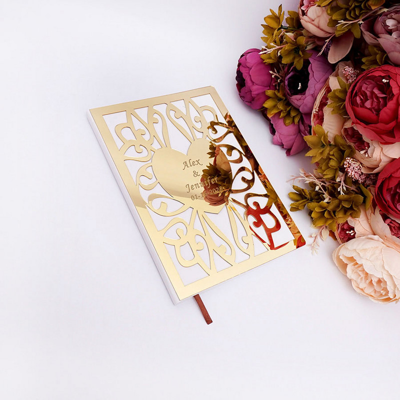 26x19cm Kāzu paraksts viesu grāmatai personalizēts albums, baltas tukšas lapas, pielāgota reģistrēšanās grāmata, ballītes dekors, labvēlīga viesu dāvana