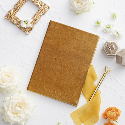 Carte de jurământ de nuntă Favoare Cartea jurământului mirilor A4 Copertă din catifea cu funde Cadou de mireasă Declarație romantică de dragoste Prop foto