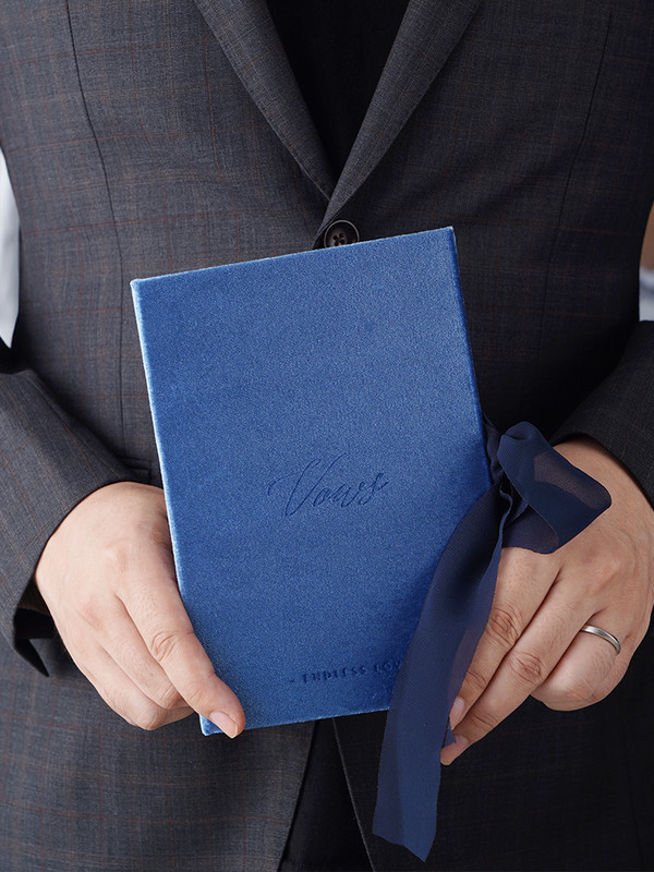 Carte de jurământ de nuntă Favoare Cartea jurământului mirilor A4 Copertă din catifea cu funde Cadou de mireasă Declarație romantică de dragoste Prop foto