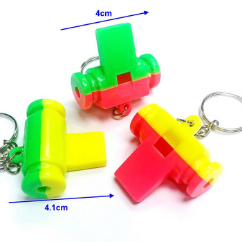 6-12X Samba Tumbling Double Whistle Keychain Party Pocket PINATA FILLER ΤΥΧΕΡΟ ΒΡΑΒΕΙΟ Γενέθλια Carnival Novelty Toys Bag Loot Gag