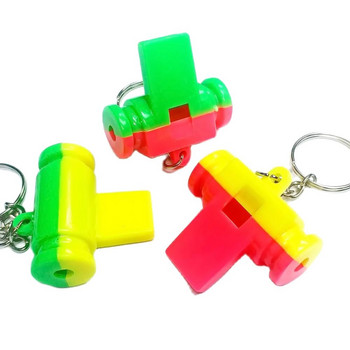 6-12X Samba Tumbling Double Whistle Keychain Party Pocket PINATA FILLER LUCKY PRIZE Рожден ден Карнавал Чанта за играчки Новост Loot Gag