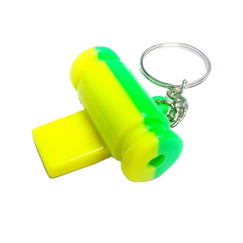 6-12X Samba bukdácsoló dupla síp kulcstartó buli zseb PINATA FILLER LUCKY PRIZE Születésnapi karneváli újdonság játéktáska Loot Gag