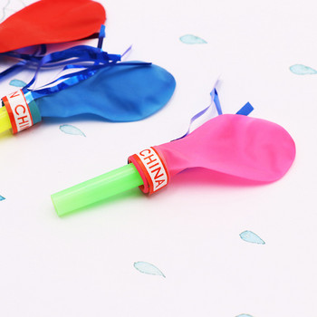 100 τεμ. χρωματιστό σφυρίχτρα με μπαλόνι κέρασμα παιδικό πάρτι γενεθλίων Μπομπονιέρες Noise Maker Παιχνίδια Funny Prop Μικρό πλαστικό ηχείο Pinata Filler