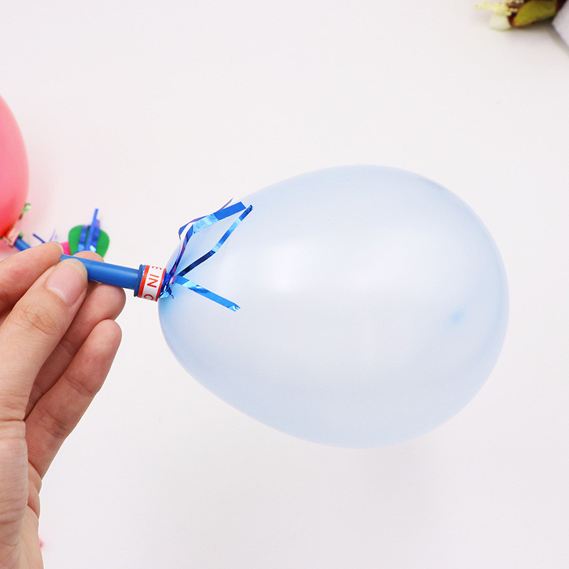 100 vnt Spalvotas švilpukas balionas, skirtas vaikams gimtadienio vakarėliui, skirtas triukšmo didinimui žaislai Juokingi daiktai, mažas plastikinis garsiakalbis Pinata užpildas