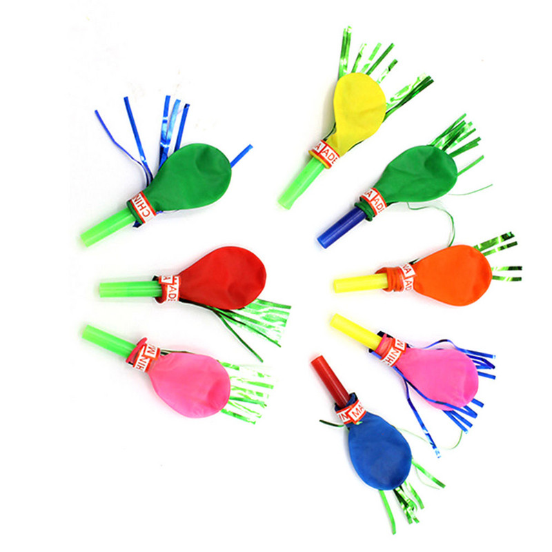 30 Pcs Blow Outs Balloon Musical Fringed Glitter Blowouts για χριστουγεννιάτικο γιορτινό πάρτι γενεθλίων