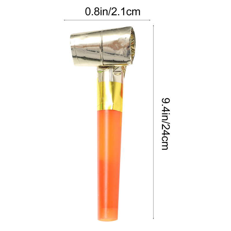 Party Blowouts Rogovi Rođendanska Glazbena Buka Blow Whistle Maker Zviždaljke Noisemakers Proizvođači igračaka Stuffers Šarene