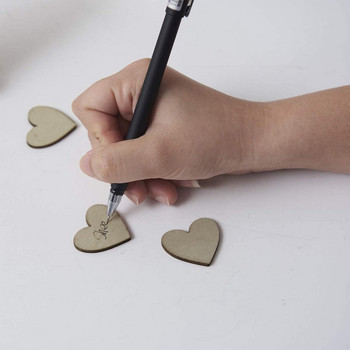 Σχήμα καρδιάς Διακόσμηση βιβλίου επισκεπτών γάμου Ρουστίκ Sweet Heart Drop Box Γάμος 3D Μήνυμα Βιβλίο επισκεπτών Διακοσμητικά θήκης για ξύλινη θήκη