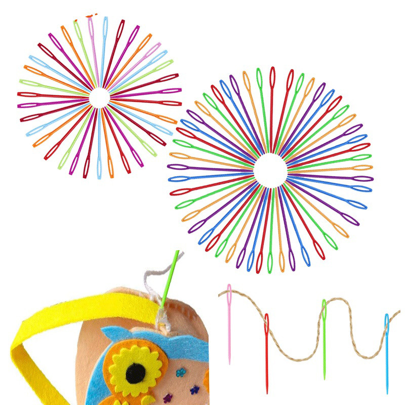 20 τμχ Πλαστικές βελόνες ραπτικής μαλλί κέντημα ταπετσαρία ύφανσης βελόνες για χειροτεχνία Παπούτσια ένδυσης DIY Πλεκτομηχανές βελονάκι