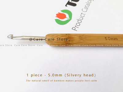 Set de ace de tricotat din bambus Set de croșetate Ac de broderie Ace de tricotat din lemn cu set de croșetat de transport gratuit