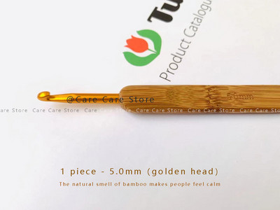 Set de ace de tricotat din bambus Set de croșetate Ac de broderie Ace de tricotat din lemn cu set de croșetat de transport gratuit