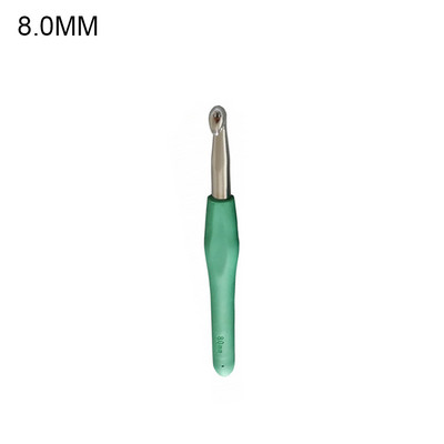 Mâner din plastic colorat Croșetă din alumină Ace de tricotat Croșetat pentru țesut Ace de cusut Instrument Tricotat Artizanat Accesorii din fire