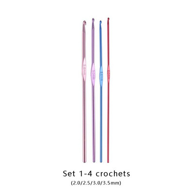 Σετ βελονάκια ραπτικής βελόνες πλεξίματος Σετ βελόνες πλεξίματος με δωρεάν αποστολή για πλέξιμο με βελονάκι σετ με γάντζους πλέξιμο