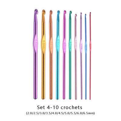 Σετ βελονάκια ραπτικής βελόνες πλεξίματος Σετ βελόνες πλεξίματος με δωρεάν αποστολή για πλέξιμο με βελονάκι σετ με γάντζους πλέξιμο