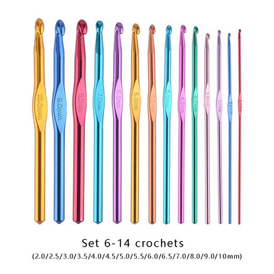 Σετ βελονάκια ραπτικής βελόνες πλεξίματος Σετ βελόνες πλεξίματος με δωρεάν αποστολή για πλέξιμο με βελονάκι σετ με γάντζους πλέξιμο