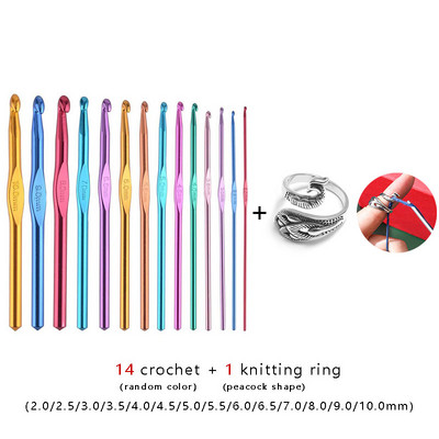 Σετ βελονάκια ραπτικής βελόνες πλεξίματος Σετ βελόνες πλεξίματος με δωρεάν αποστολή για πλέξιμο με βελονάκι σετ με γάντζους πλέξιμο